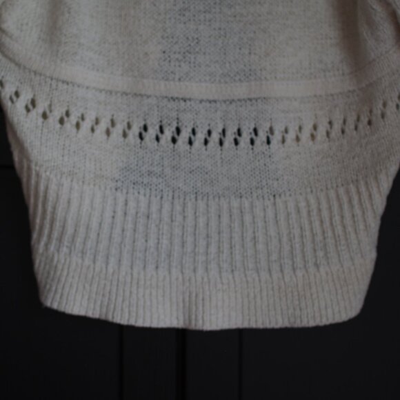 Denver Hayes | Crocheted Shrug in Cream - Picture 6 of 6